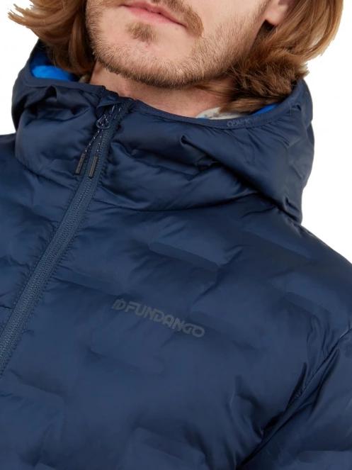 Fundango Smoke Hooded Jacket utcai kabát kék színben 6