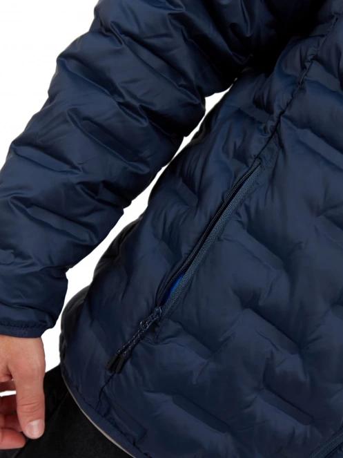 Fundango Smoke Hooded Jacket utcai kabát kék színben 7