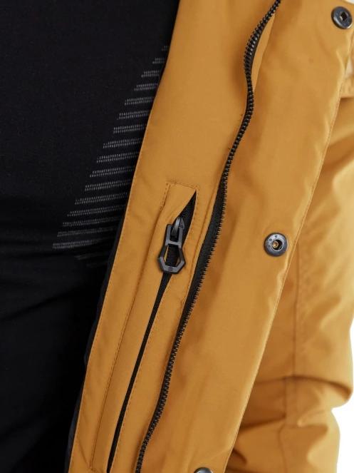 Fundango Spirit Parka Jacket férfi télikabát barna színben 8
