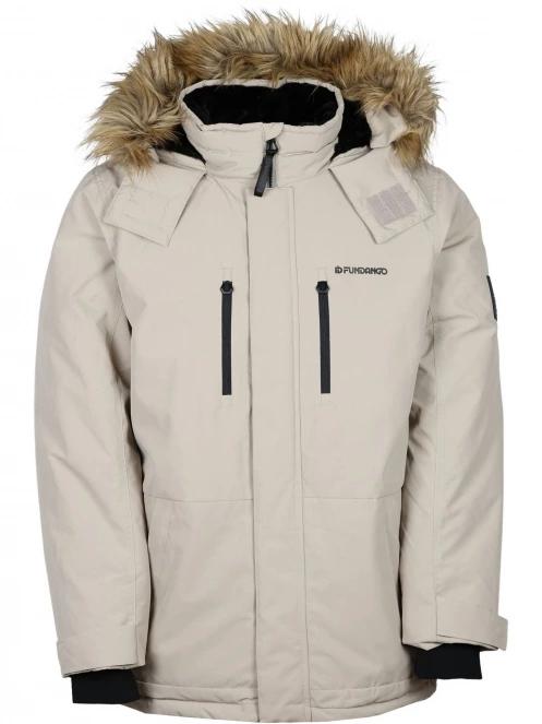 Fundango Spirit Parka Jacket férfi télikabát oliva színben 9