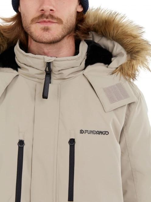 Fundango Spirit Parka Jacket férfi télikabát oliva színben 5