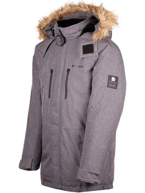 Fundango Spirit Parka Jacket férfi télikabát szürke színben 8