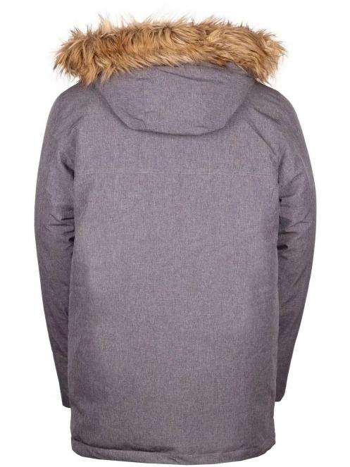Fundango Spirit Parka Jacket férfi télikabát szürke színben 9