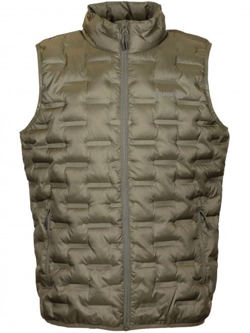 Fundango Smoke Vest férfi mellény oliva színben 7
