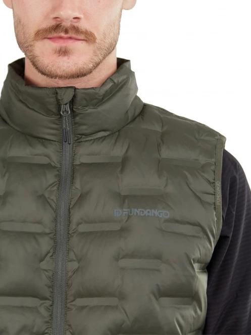 Fundango Smoke Vest férfi mellény oliva színben 5