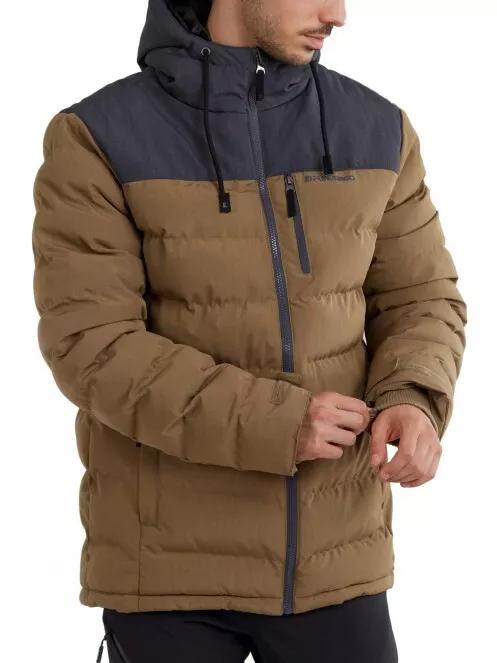 Fundango Passat Padded Jacket férfi utcai kabát barna színben 4