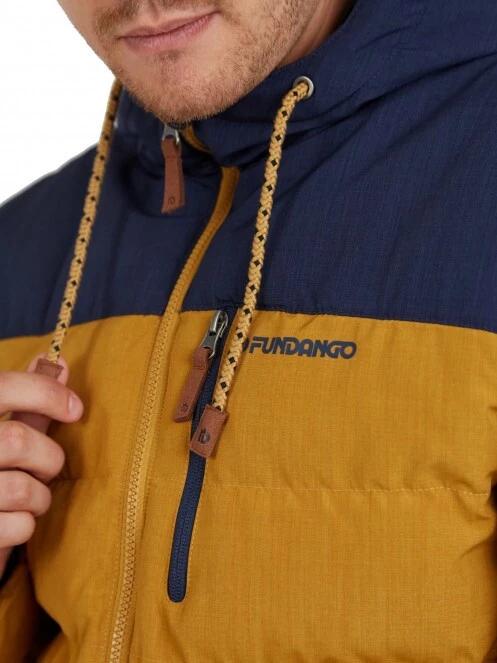 Fundango Passat Padded Jacket férfi utcai kabát sárga színben 4
