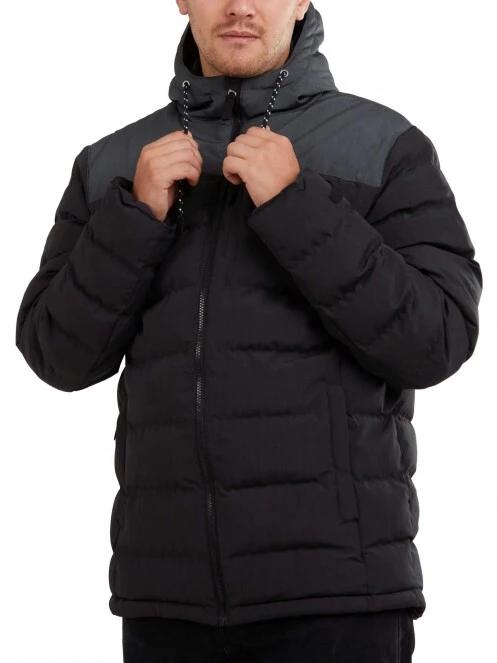 Fundango Passat Padded Jacket férfi utcai kabát szürke színben 4