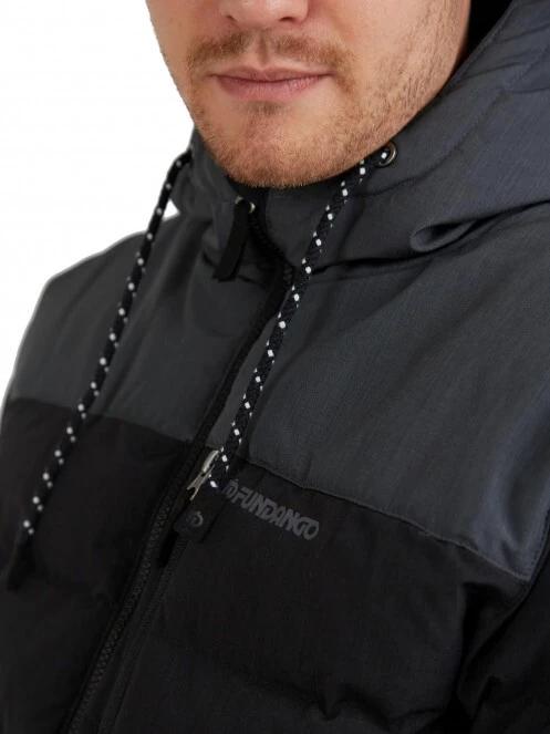Fundango Passat Padded Jacket férfi utcai kabát szürke színben 5