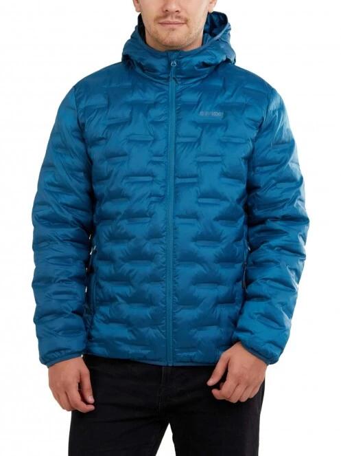 Fundango Smoke Hooded Jacket férfi utcai kabát világoskék színben 2