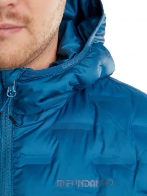 Fundango Smoke Hooded Jacket férfi utcai kabát világoskék színben 5