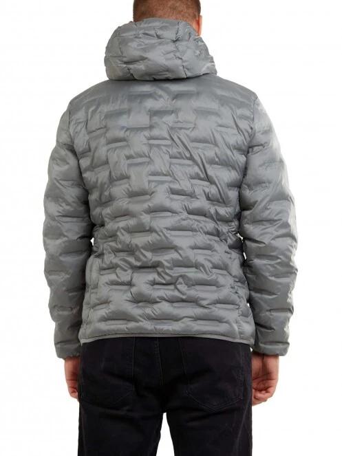 Fundango Smoke Hooded Jacket férfi utcai kabát szürke színben 3