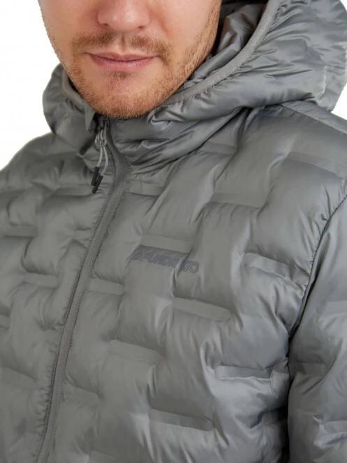 Fundango Smoke Hooded Jacket férfi utcai kabát szürke színben 5