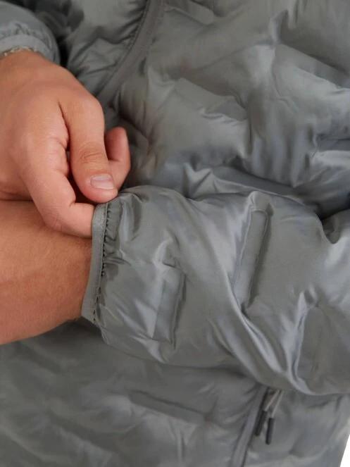 Fundango Smoke Hooded Jacket férfi utcai kabát szürke színben 6