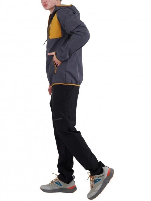 Fundango Alloy Hooded Softshell férfi softshell kabát szürke színben 4