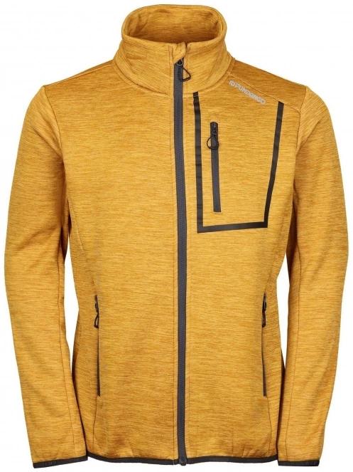 Fundango Jefferson Fleece Jacket férfi polár pulóver barna színben 7