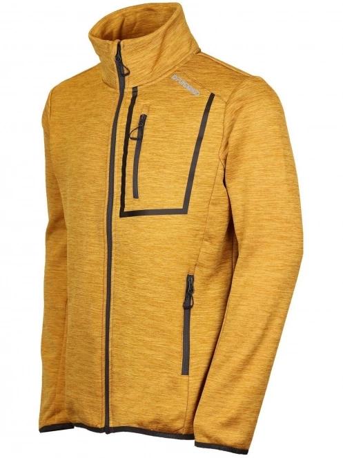 Fundango Jefferson Fleece Jacket férfi polár pulóver barna színben 8