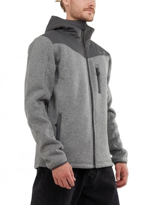 Fundango Ashford Insulated Fleece Jacket férfi polár pulóver szürke színben 5