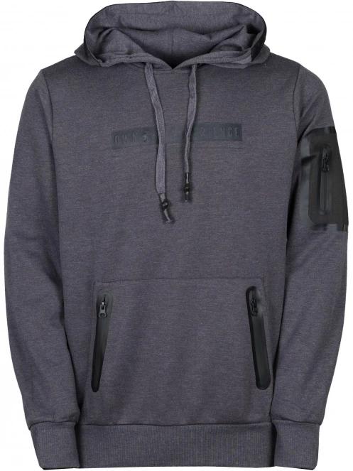 Fundango Force Tech Pullover férfi pulóver szürke színben 8