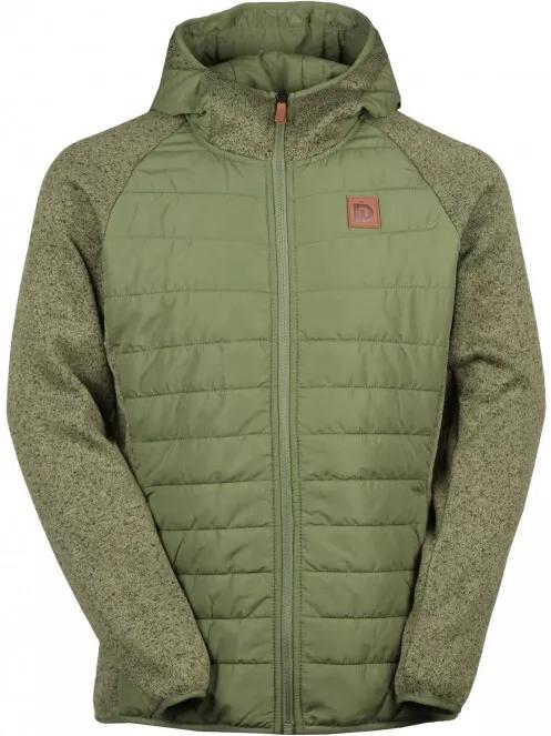 Fundango Obsidian Hybrid Jacket férfi utcai kabát oliva színben 6