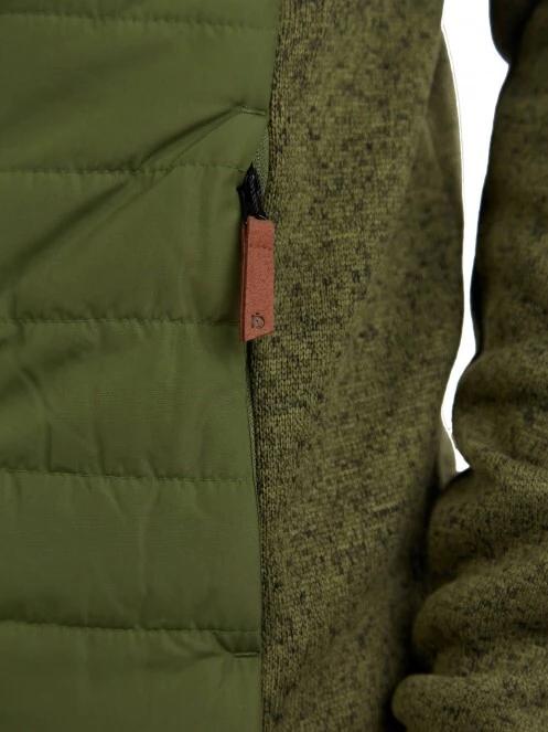 Fundango Obsidian Hybrid Jacket férfi utcai kabát oliva színben 5