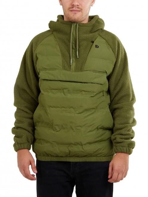 Fundango Mongrel Hybrid Jacket férfi utcai kabát oliva színben 2