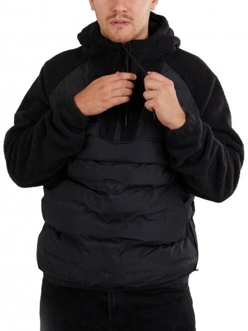 Fundango Mongrel Hybrid Jacket férfi utcai kabát fekete színben 4