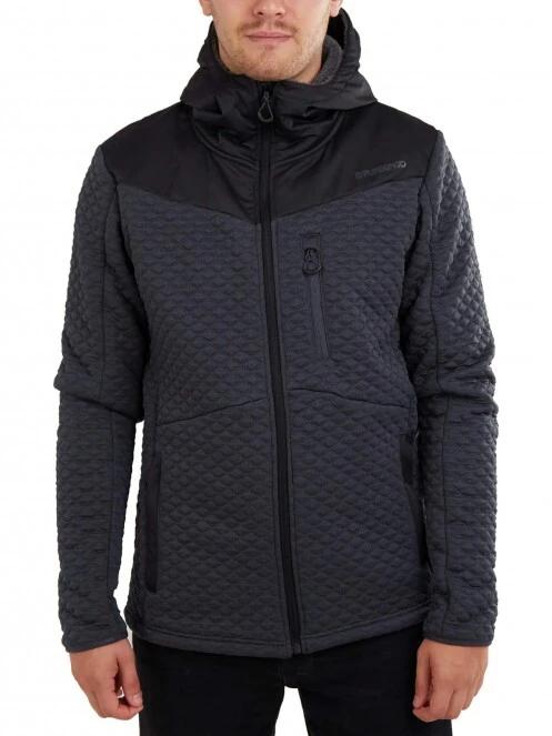 Fundango Ashford Insulated Fleece Jacket férfi utcai kabát fekete színben 2