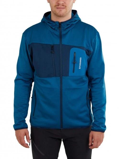 Fundango FOX Hybrid Jacket férfi polár pulóver világoskék színben 2