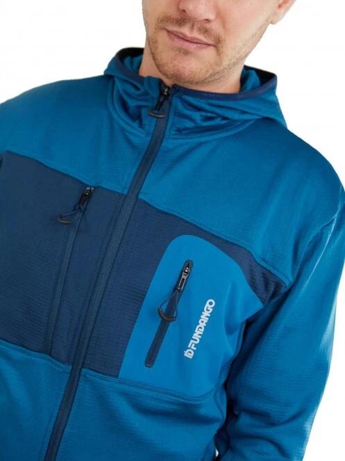 Fundango FOX Hybrid Jacket férfi polár pulóver világoskék színben 4