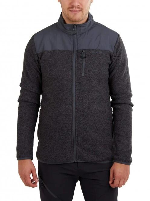 Fundango FLAME Hybrid jacket férfi polár pulóver szürke színben 2