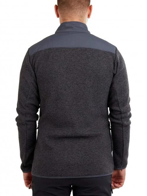 Fundango FLAME Hybrid jacket férfi polár pulóver szürke színben 3