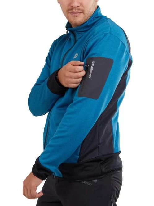 Fundango Rauris Midlayer M férfi polár pulóver világoskék színben 4