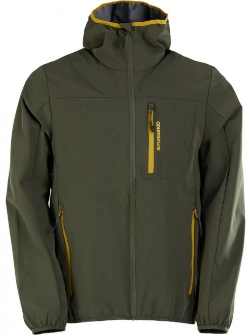 Fundango Alloy Hooded Softshell férfi softshell kabát zöld színben 9
