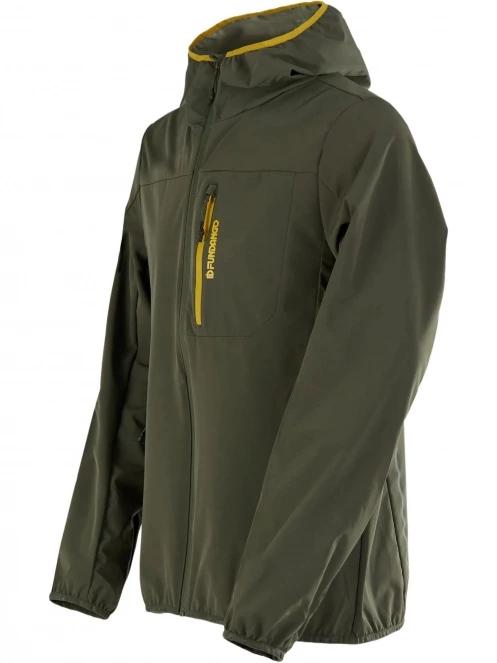 Fundango Alloy Hooded Softshell férfi softshell kabát zöld színben 10