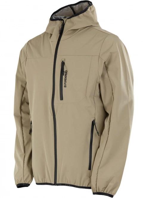 Fundango Alloy Hooded Softshell férfi softshell kabát homok színben 9