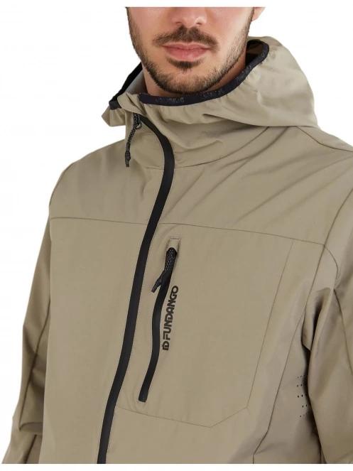 Fundango Alloy Hooded Softshell férfi softshell kabát homok színben 5