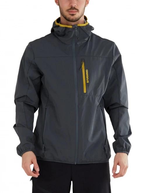 Fundango Alloy Hooded Softshell férfi softshell kabát szürke színben 2