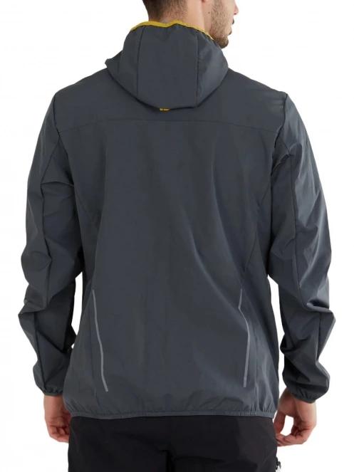 Fundango Alloy Hooded Softshell férfi softshell kabát szürke színben 3