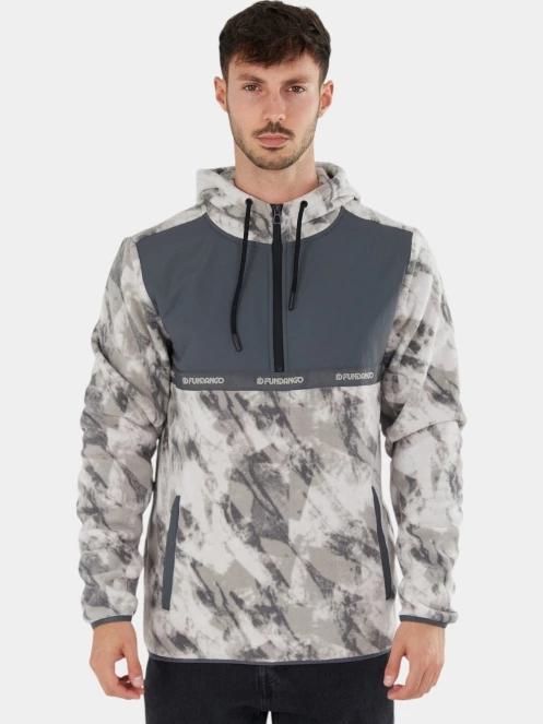 Fundango Exodus Hybrid Jacket férfi pulóver szürke színben 5