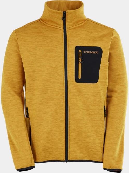 Fundango Jefferson Fleece Jacket férfi polár pulóver narancssárga színben 8