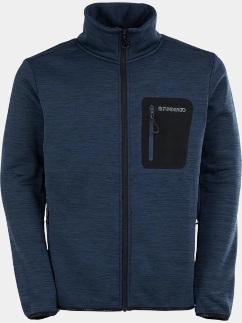 Fundango Jefferson Fleece Jacket férfi polár pulóver kék színben 9