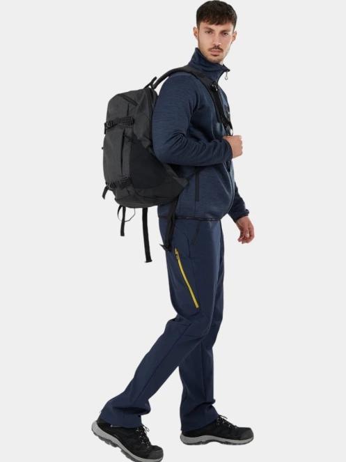 Fundango Jefferson Fleece Jacket férfi polár pulóver kék színben 5