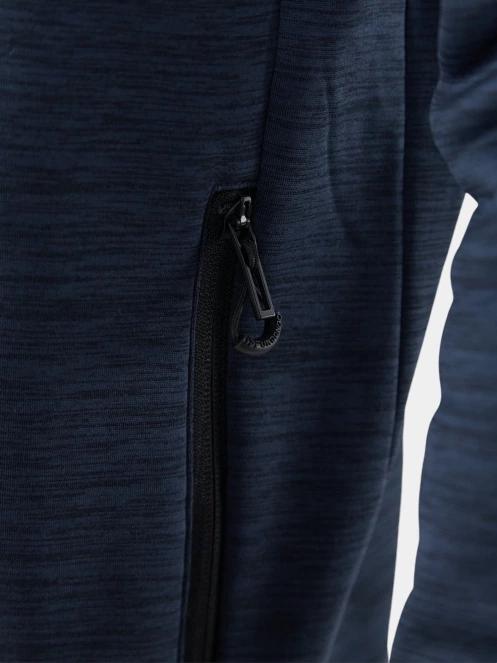 Fundango Jefferson Fleece Jacket férfi polár pulóver kék színben 8