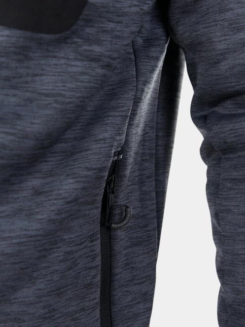Fundango Jefferson Fleece Jacket férfi polár pulóver szürke színben 7