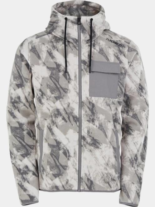 Fundango Nestor Fleece Jacket férfi polár pulóver szürke színben 8