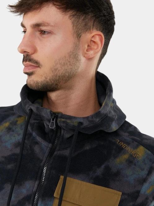 Fundango Nestor Fleece Jacket férfi polár pulóver multikolor színben 5
