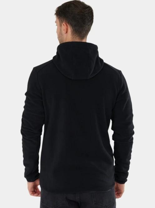 Fundango Nestor Fleece Jacket férfi polár pulóver fekete színben 3