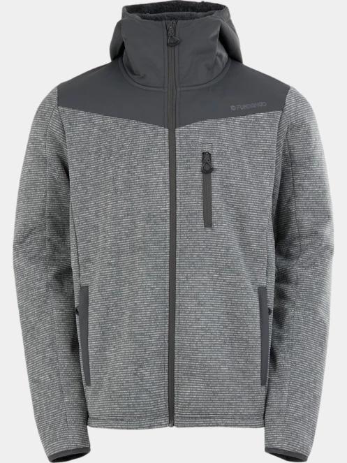 Fundango Ashford Insulated Fleece Jacket férfi polár pulóver szürke színben 7