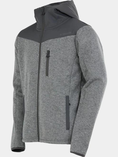 Fundango Ashford Insulated Fleece Jacket férfi polár pulóver szürke színben 8